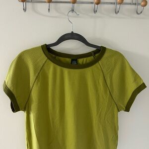 wild fable Olive Green Short Sleeve Ribbed Tee